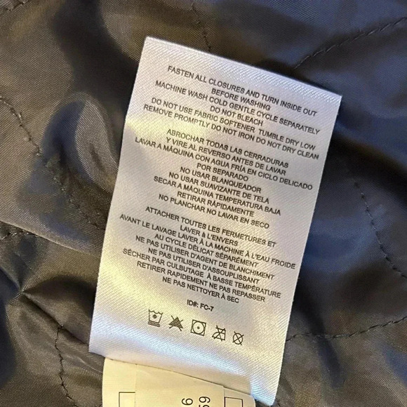 FREE COUNTRY Radiance Black Hooded Jacket Reflective Wind Water Resistant sz XL - Picture 11 of 11